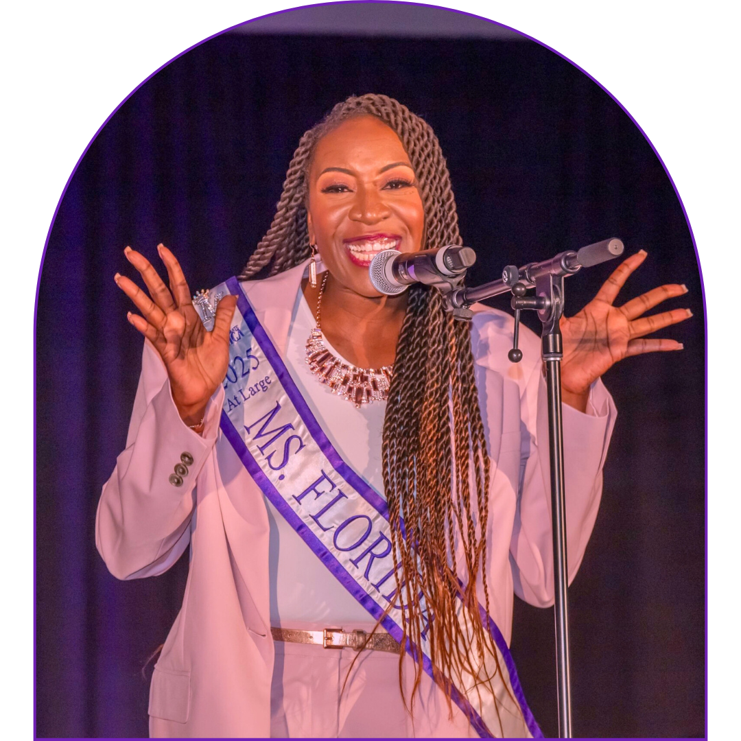 Michelle Speaking at a conference